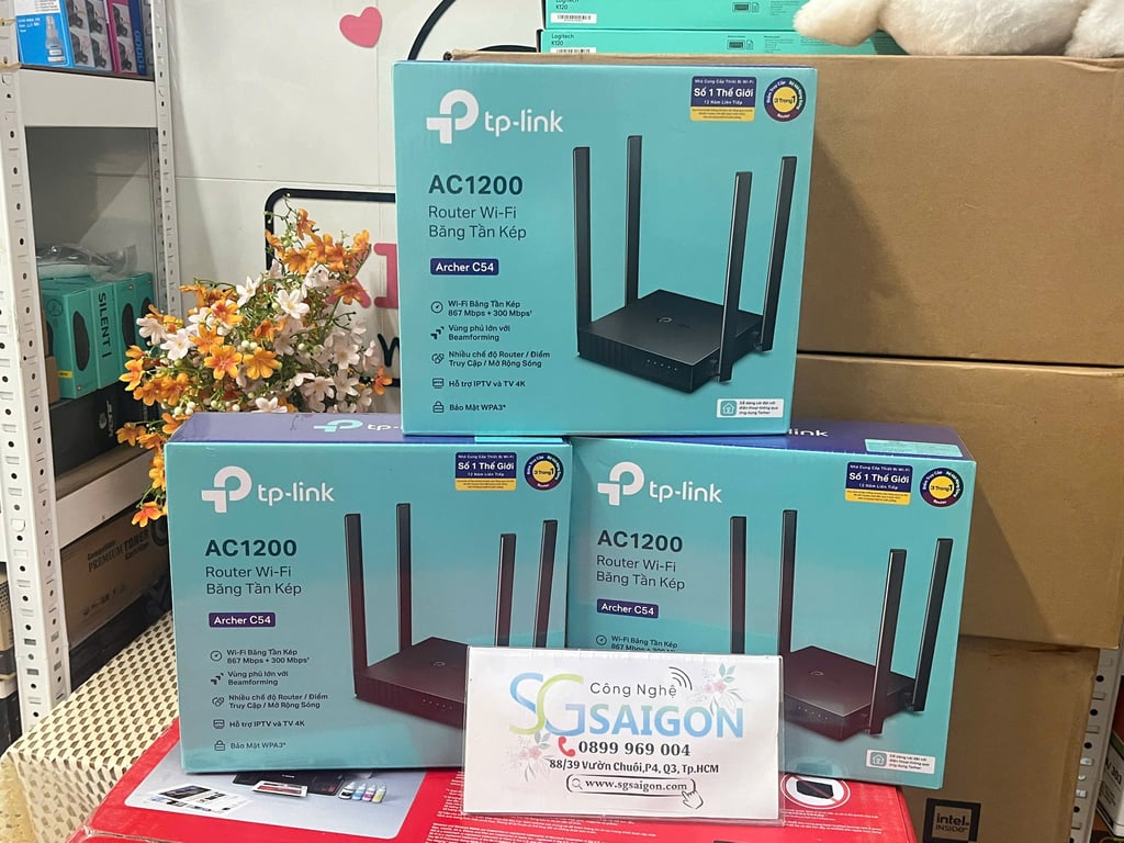 Bộ Định Tuyến TP-Link Archer C54 AC1200 Dual-Band Wi-Fi Router