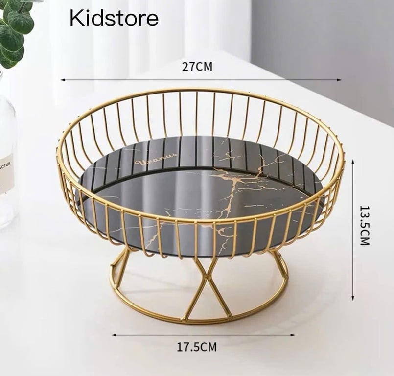 Khay Đựng hoa quả, bánh kẹo ngày Tết Cao Cấp Phong Cách Châu Âu Trang Trí Ngày Tết