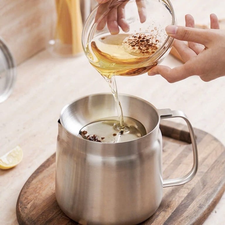 BÌNH LỌC DẦU ĂN INOX 304 CAO CẤP 2L