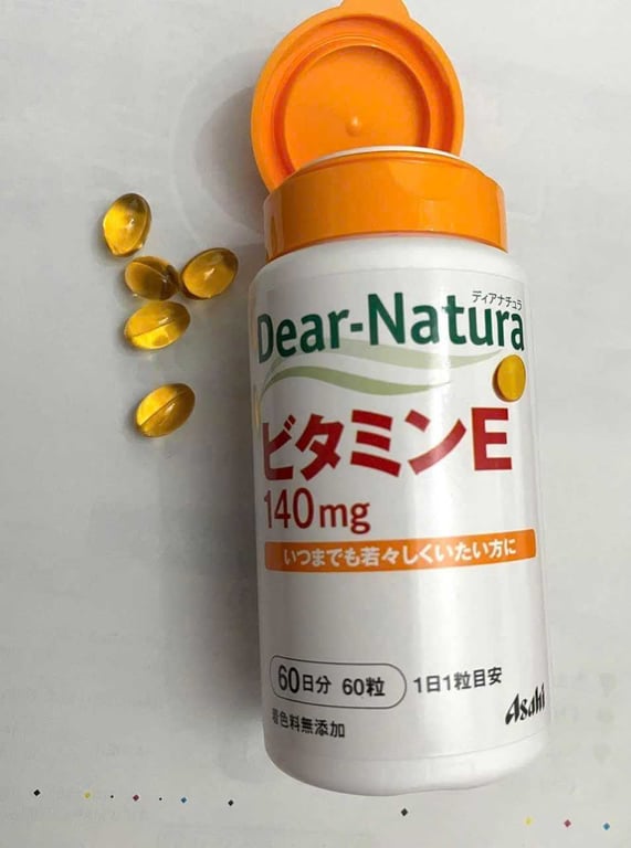Vitamin E hữu cơ Dear Nature Nhật hộp 60 viên