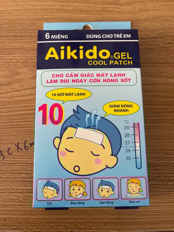 Dán hạ sốt aikido h/3 gói
