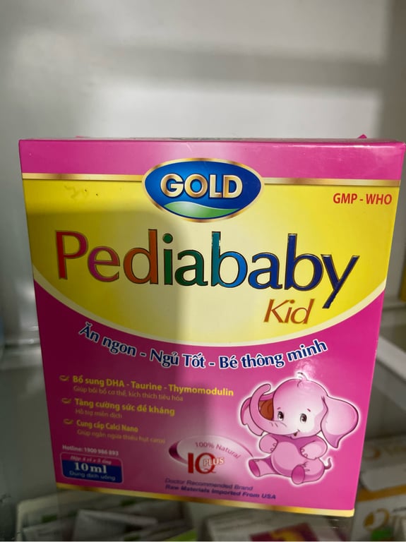 Pedia hồng hộp 20 ống