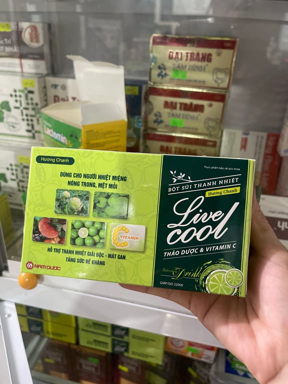 Livecool  hương chanh h/10 gói