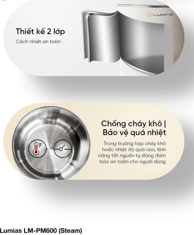 PM600 - Nồi điện đa năng Lumias 1.8L