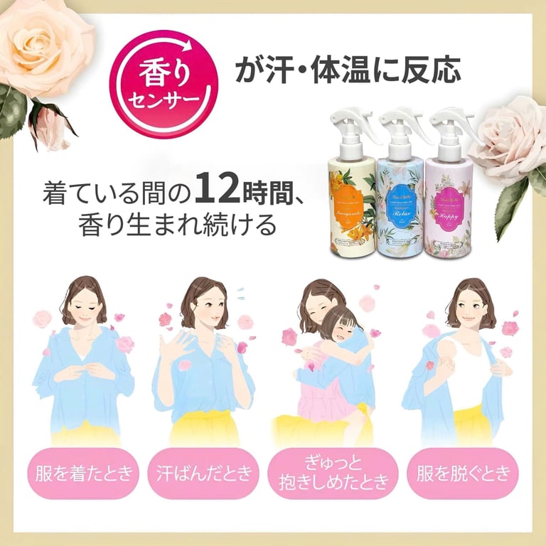 Nước hoa quần áo Duree Balle hàng nội địa Nhật – chai to 250ml