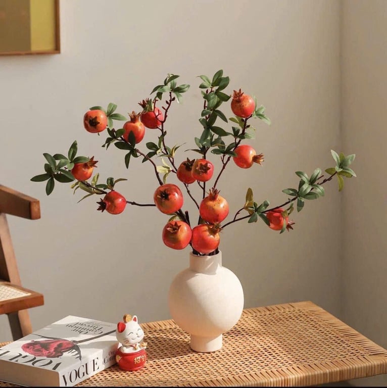 Lựu, đông đào trang trí tết