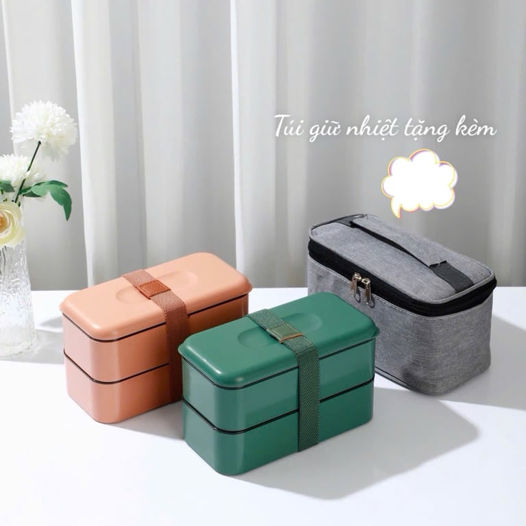 MK31 - Hộp Cơm Nhật Bản 2 Tầng