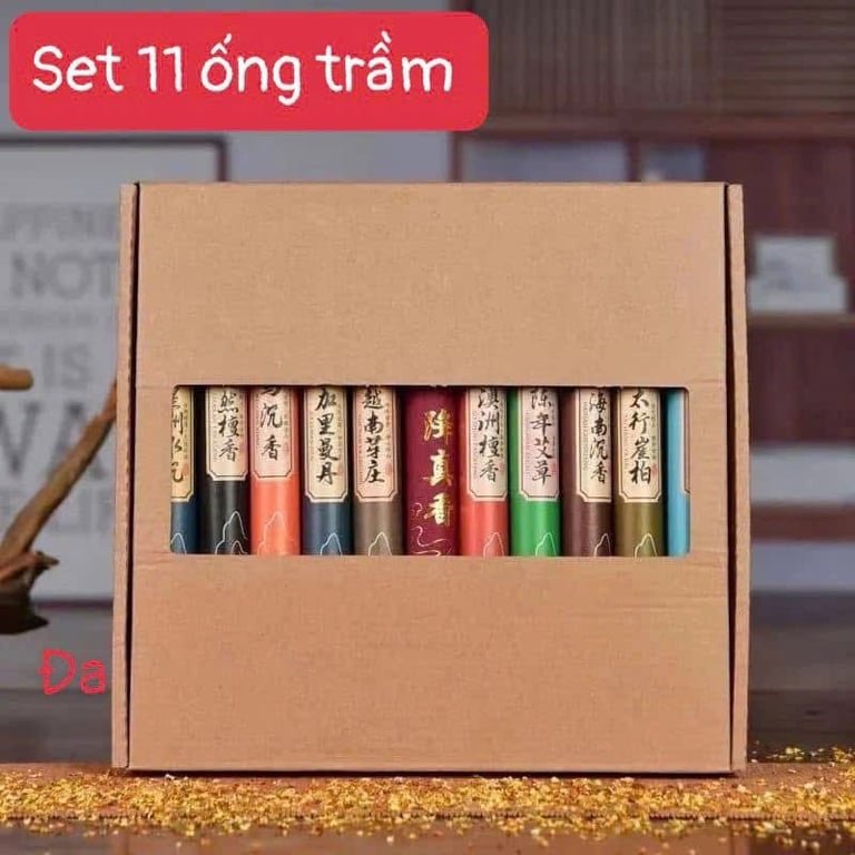 Set 11 ống nhang thơm 660 que