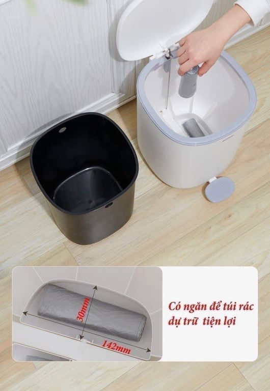Thùng Đựng Rác Thông Mình ECOCO E2228 10L