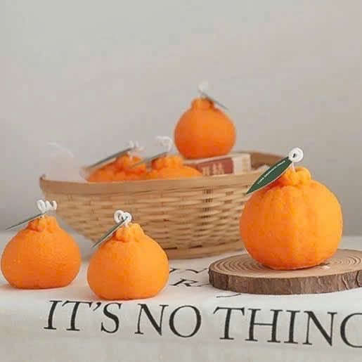 Set 3 Nến Thơm Hình Trái Cam