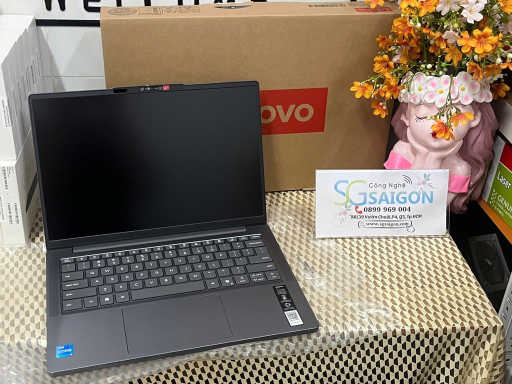 Máy tính xách tay Lenovo IdeaPad Slim 3 14IRH10, i5-13420H, 16GB, 512GB SSD, Intel UHD Graphics, 14" WUXGA, 3C 60Wh, ac+BT, W11H 64, Xám (Luna Grey), 2Y WTY_83K00008VN