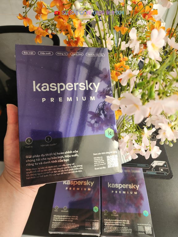 Phần Mềm Diệt Virus Kaspersky Premium (1 Thiết Bị/ Năm)