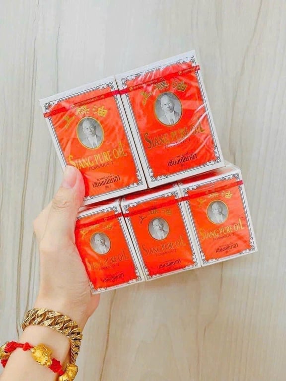 Dầu gió SIANG PURE Oil THÁI 100%