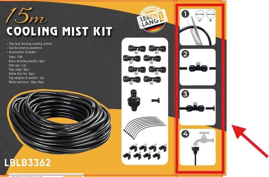 Bộ Vòi Phun Sương Làm Mát LBLB3362