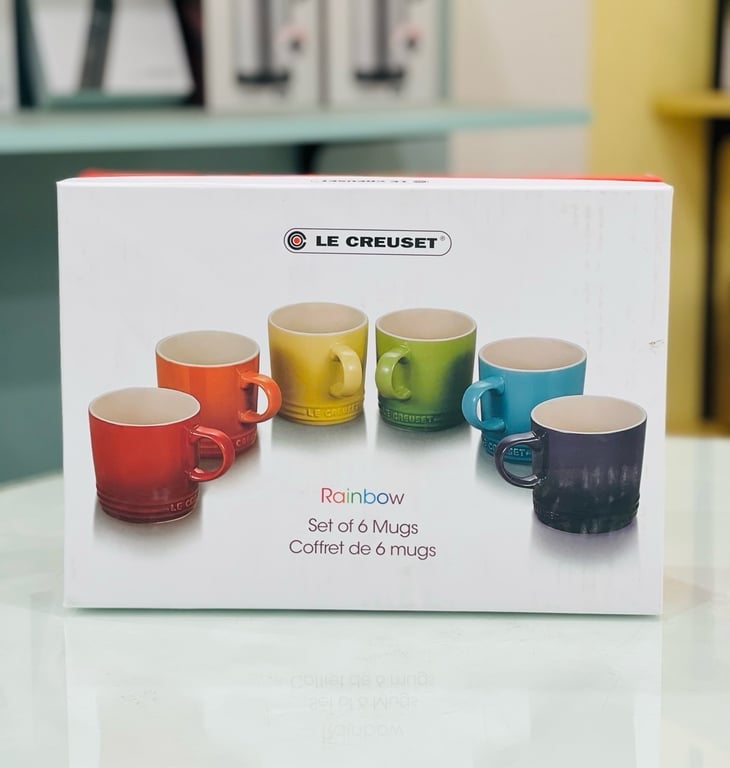 Bộ 6 cốc cầu vồng Le Creuset 350ml
