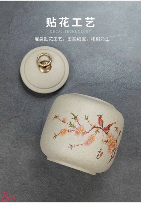 Hũ đựng trà bằng gốm tử sa