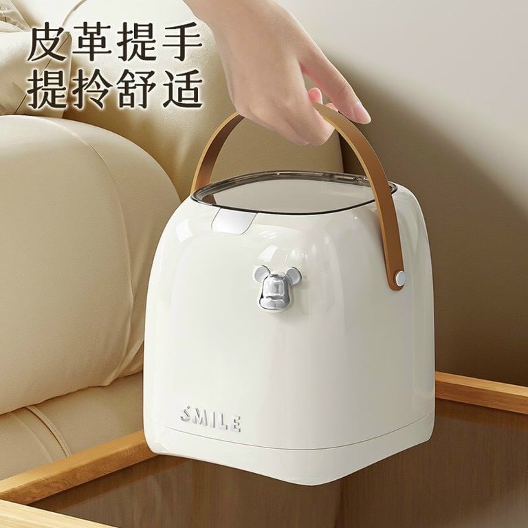 Thùng Rác Mini Để Bàn có quai xách