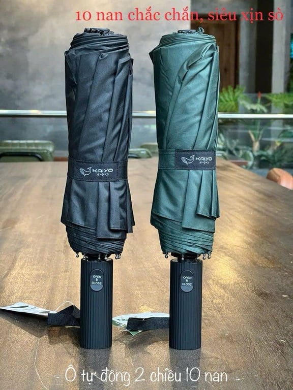 Ô gấp tự động 2 chiều 10 nan kaiyo