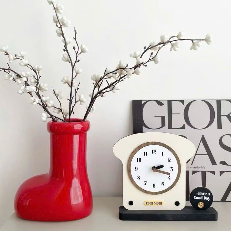 𝐑𝐄𝐃 𝐒𝐇𝐎𝐒𝐄 𝐕𝐀𝐒𝐄 - BÌNH HOA GIÀY ĐỎ