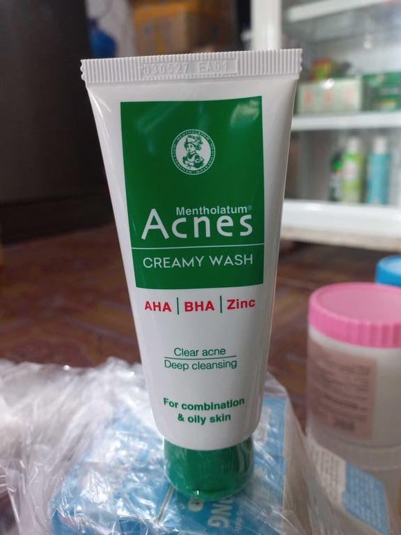 Srm acnes 50g nhỏ xanh mụn