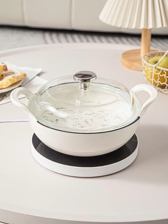 Nồi tráng men Reichmann Kochin 20cm Trắng/Hồng