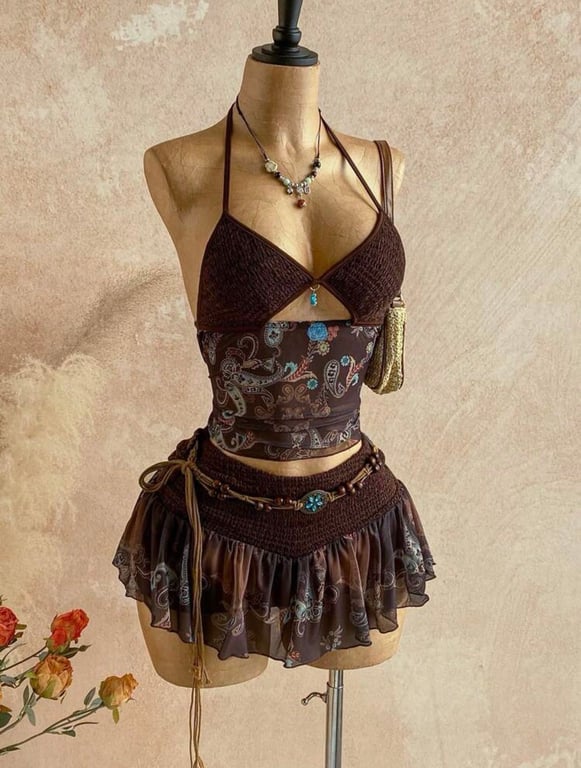 Bikini 2 mảnh nâu
