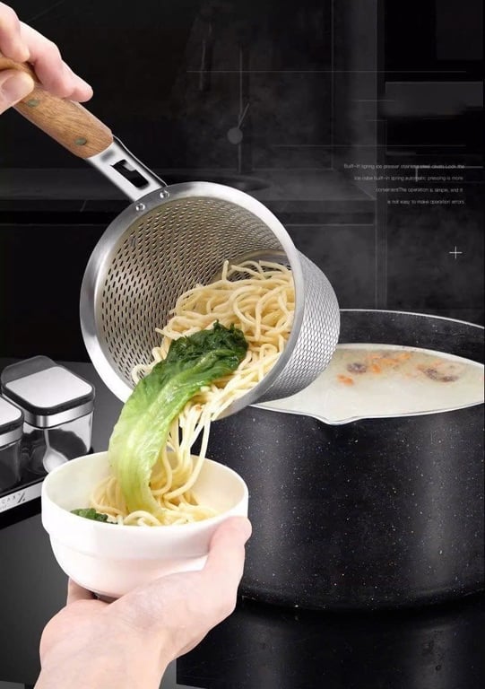 RK652 - VỢT THỦNG TRẦN BÚN PHỞ INOX 304 SIZE 16CM