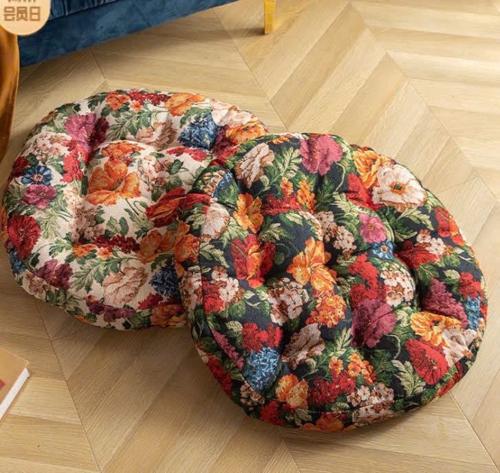 🌼🍃 ĐỆM HOA VINTAGE TỰA LƯNG VÀ NGỒI