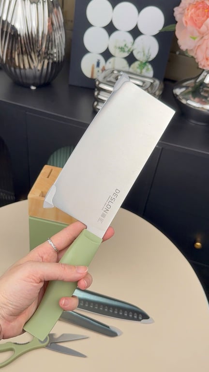 BỘ DAO BẾP XANH BƠ DESLON