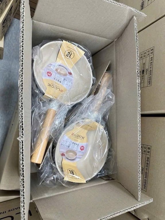 chảo sâu lòng mini 2LOCK Korea 18cm