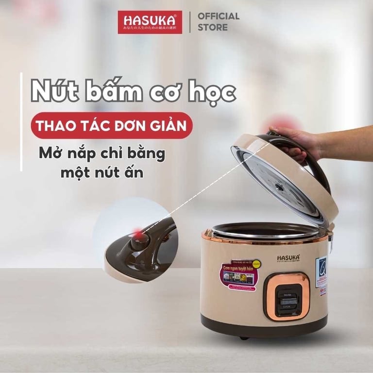 nồi cơm điện chất lượng như HSK - 858PLUS