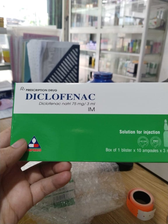 Diclo chích Vĩnh phúc h/10 ống
