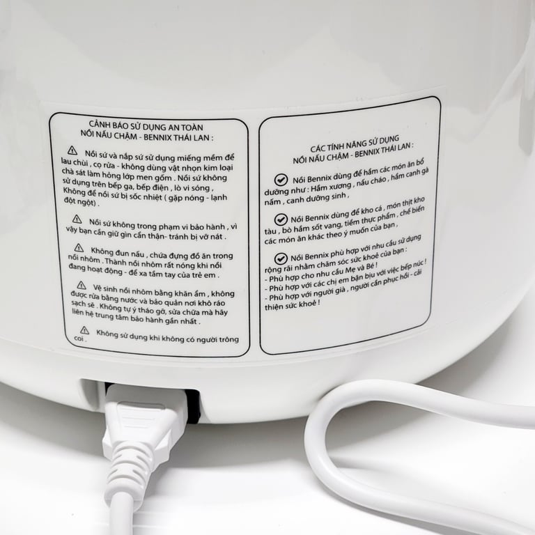 Nồi nấu chậm 3 Lít Bennix BN-30SLC