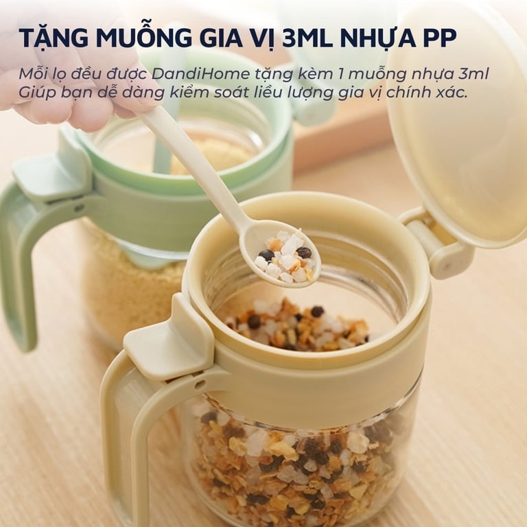 LỌ ĐỰNG GIA VỊ DANDIHOME