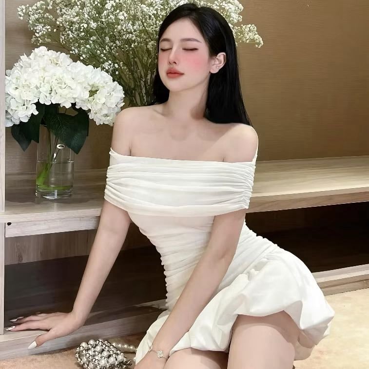Bẹt vai trắng bí ( size s )