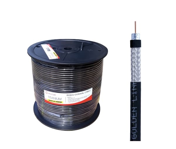 Cáp Đồng Trực Golden Link TITANIUM RG6/U TAIWAN 305M P/N - TW501-03