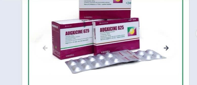 Augxicin 625 vidi h/60v