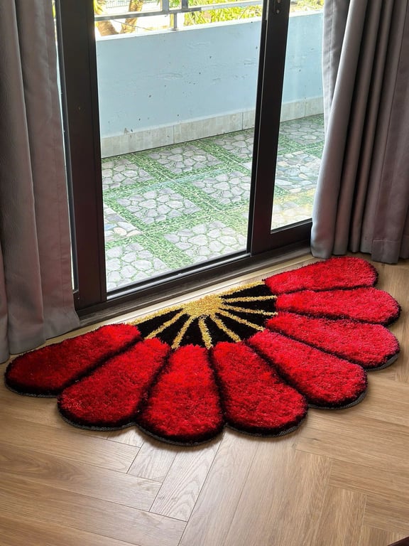 Thảm cửa đa năng hình quạt 70*140cm siêu dày