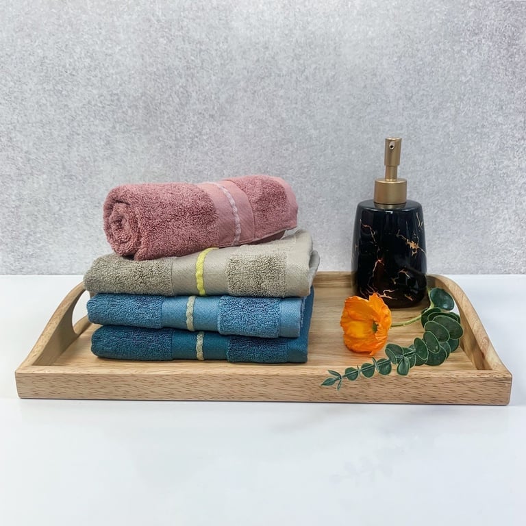 KHĂN GỘI SỢI TRE XUẤT MỸ - 35x70cm- Loại 130gr