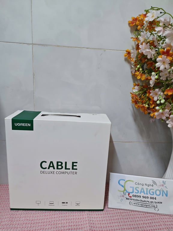 Cáp HDMI 1.2 dài 30M hỗ trợ 1080p@60Hz 3D/HDR/ARC Ugreen 10114 cao cấp (Có IC)