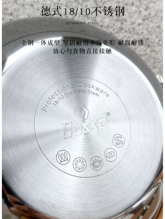 Nồi hải sản sâu lòng kèm nắp Bossd sz 20-24cm