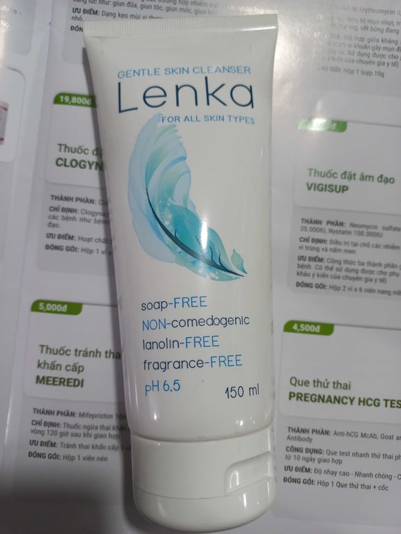 Sửa rửa mặt Lenka lớn