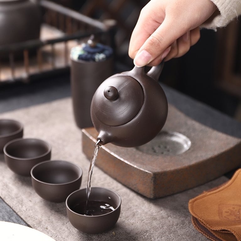 Bộ ấm trà tử sa Du lịch