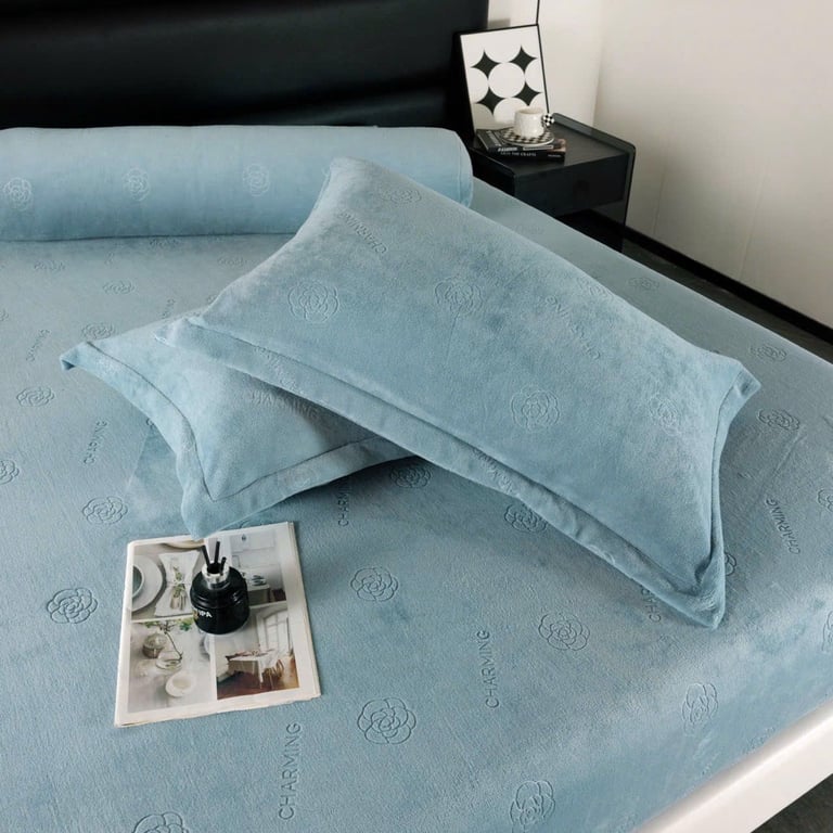 Set ga gối 4 món nỉ nhung 1.8*2m ❤️