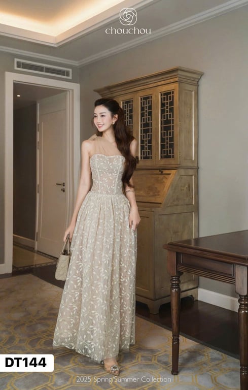 Váy ngắn 2 dây Chou