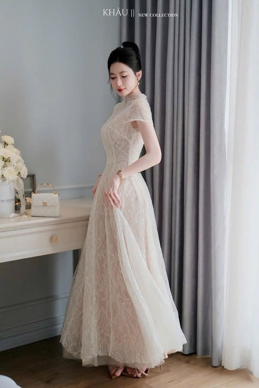 Váy trắng Khiết - DT157