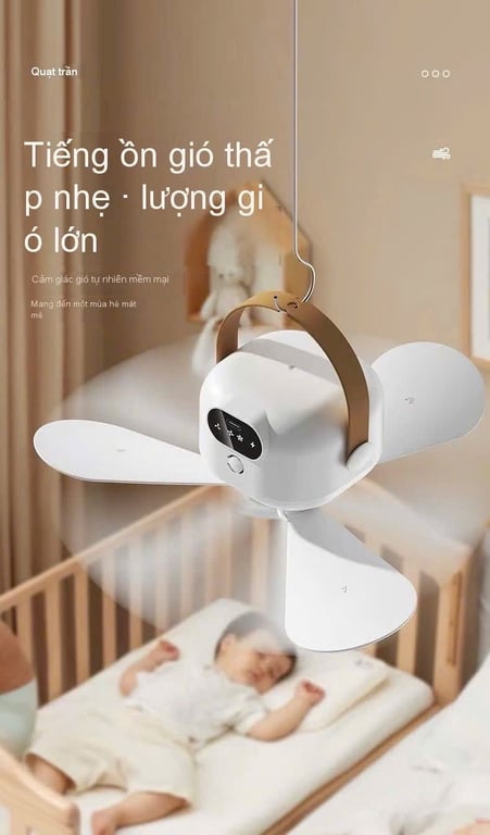 QUẠT TRẦN MINI 3 CÁNH