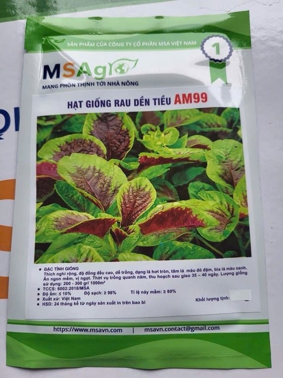 Hạt giống rau dền gói 50g