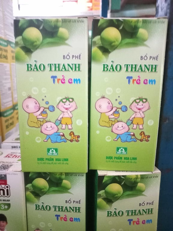 bảo thanh trẻ em HOA LINH chai 100ml