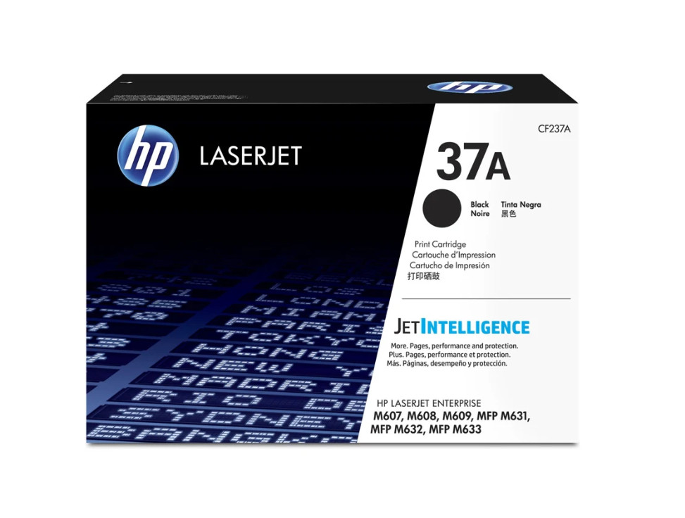 Mực In Laser Trắng Đen HP 37A Black (CF237A) - Hàng Chính Hãng